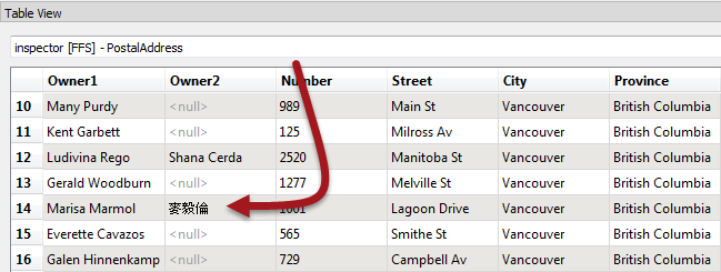 Viewing encoding before writing